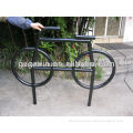 Black powder coated bicycle bike work stand bicycle rear rack